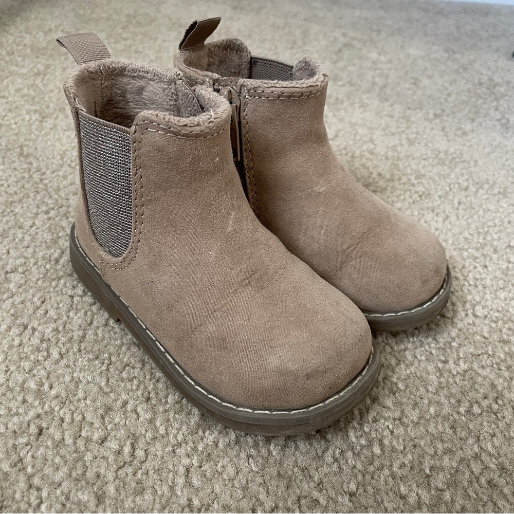 H&M Faux Suede Toddler Boots Size Euro 22